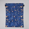 Embroidery Flower Burlap Packing Pouches Drawstring Bags LS-ABAG-WH0048-39B-1