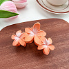 Candy Color Three Flower Plastic Claw Hair Clips PW-WG6FDF6-06-1