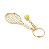 304 Stainless Steel Alloy Acrylic Tennis Keychain KEYC-JKC01218-5