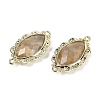 Natural Yellow Fluorite Faceted Horse Eye Links G-B126-02G-01-2