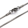 304 Stainless Steel Snake Chains Necklaces NJEW-O058-24P-1