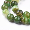 Natural Striped Agate/Banded Agate Beads Strands G-I261-C04-8mm-3