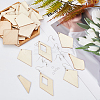 DIY Unfinished Wood Pendants Earring Making Kits DIY-PH0004-30-4