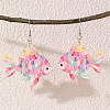 Acrylic Dangle Earrings WG47D4F-01-1
