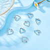 8Pcs 2 Styles Rack Plating Brass Pendants KK-TA0001-61-4