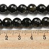 Natural Golden Sheen Obsidian Beads Strands G-E571-A01-02-5