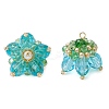 Transparent Glass Pendants PALLOY-MZ00720-03-1