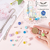 DIY Angel Resin Rhinestone & Alloy Bookmarks Making Kits DIY-SC0027-21-3