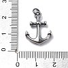 925 Sterling Silver Pendants with Jump Rings STER-R001-03S-02-3