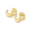 Brass Slide Charms KK-L253-15G-03-2
