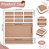 Wooden Bead Design Boards WOOD-WH0042-26B-2
