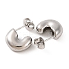 Non-Tarnish 304 Stainless Steel Stud Earrings EJEW-G395-21P-2