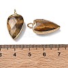 Natural Tiger Eye Pendants G-G012-13G-10-3
