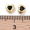 Brass Micro Pave Cubic Zirconia Beads KK-C051-26G-02-3