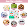 20Pcs 2 Colors Rectangle PET Resealable Packaging Bags ABAG-TA0001-33A-8