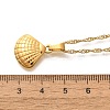 Summer Beach 304 Stainless Steel Pendant Rope Chain Necklaces for Women LS-STAS-Z108-01G-02-5