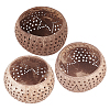 Hollow out Coconut Shell Candle Cup DIY-WH0260-82-1
