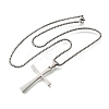 304 Stainless Steel Pendant Necklaces NJEW-P329-03C-P-4