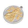 304 Stainless Steel Pendants STAS-K311-04GP-2