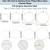 80Pcs 8 Styles 316 Surgical Stainless Steel Wine Glass Charms Rings STAS-BBC0005-96-2