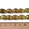 Baking Paint Crackle Glass Beads Strands DGLA-N019-03A-08-4