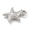 Anti-Tarnish 304 Stainless Steel Pendants STAS-D197-19P-02-2