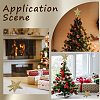Star Plastic Christmas Tree Topper Ornaments AJEW-WH20004-17C-5