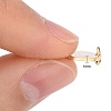 Ion Plating(IP) 304 Stainless Steel Stamping Blank Tag Charms STAS-I311-24G-6