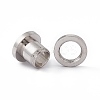 Non-Tarnish 304 Stainless Steel Ear Plugs Gauges EJEW-G317-01H-P-3