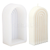 Half Oval DIY Candle Food Grade Silicone Molds DIY-WH0302-23-1