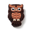Owl Food Grade Silicone Focal Beads SIL-Z014-02B-1