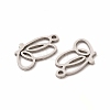 Non-Tarnish 201 Stainless Steel Pendants LS-STAS-E188-09P-3