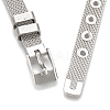 Alloy Rhinestone Snap Cord Bracelet Making X-BJEW-S136-03-7