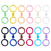 12Pcs 12 Colors Alloy Spring Gate Clasps FIND-TA0008-03-1