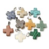 Natural & Synthetic Mixed Gemstone Pendants G-Z067-06P-01-2