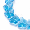 Transparent Glass Beads GLAA-Q066-14mm-B11-3