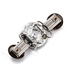 Vintage Alloy with Rhinestone Cardigan Clips LS-JEWB-B002-09AS-2