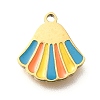Ion Plating(IP) 304 Stainless Steel Charms STAS-C115-04G-1