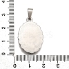 304 Stainless Steel Pendants STAS-B086-09G-P-3