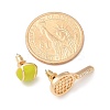 Brass Micro Pave Cubic Zirconia Stud Earrings EJEW-Z080-03G-01-5