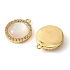 Brass Micro Pave Clear Cubic Zirconia Pendants KK-M277-07D-G-2