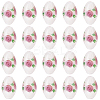 20Pcs Handmade Foil Glass Lampwork Beads LAMP-PA0001-63A-1