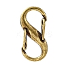 Tibetan Style Alloy Double S Snap Hook Spring Keychain Clasps FIND-YW0004-08AB-1