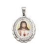 304 Stainless Steel Pendants STAS-Q343-06A-P-1