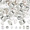 70Pcs 7 Style DIY Pointed Back K9 Glass Rhinestone Cabochons RGLA-CA0001-07-1