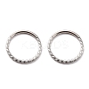 Twisted Ring Hoop Earrings for Girl Women STAS-K233-02D-P-1