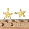 Rack Plating Brass Charms KK-G515-53D-G-3