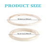 2Pcs 2 Styles Resin Bangles for Women BJEW-LP0004-48A-2