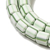 Polymer Clay Beads Strands CLAY-H006-01N-3