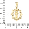 Religion Brass Pave Cubic Zirconia Pendants CU-CBA83A6-01A-G04-3